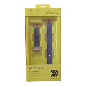 F6. All In Motion Apple Watch Silicone Band 38/40/41mm - Periwinkle Envy Purple